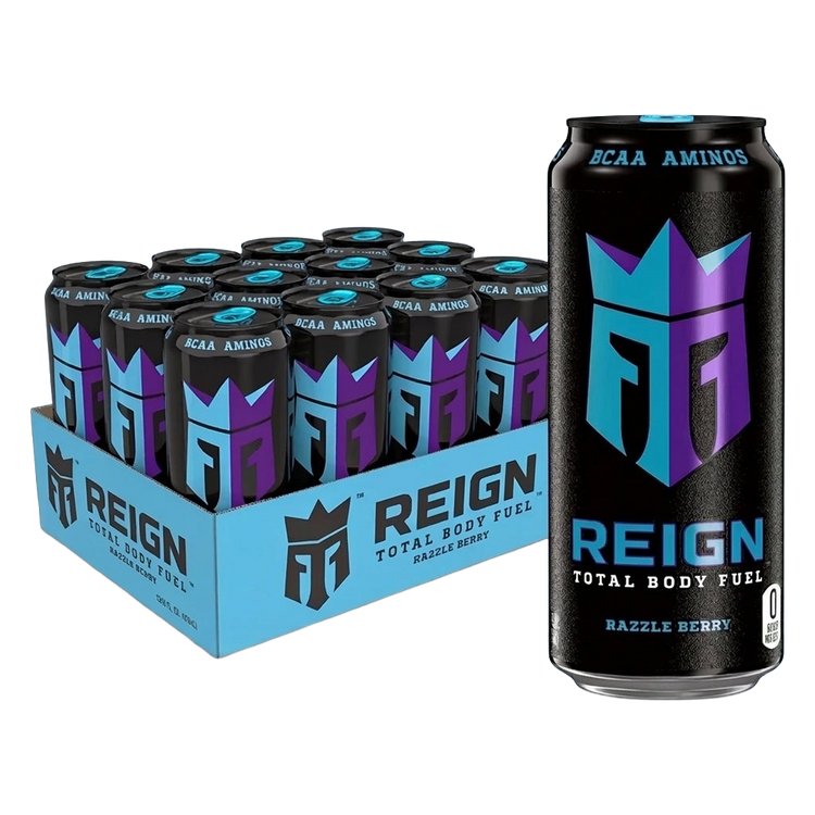 Reign Total Body Fuel Energy Drink Razzle Berry Flavour 12 x 500ml