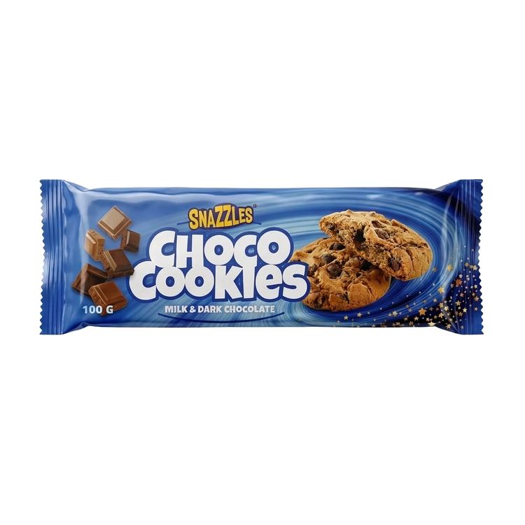 Snazzles Choco Cookies Milk & Dark Chocolate Flavoured 2400g