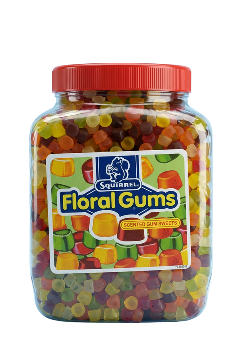 Squirrel Floral Gums Jar 2.25kg Pick & Mix Bulk Sweets