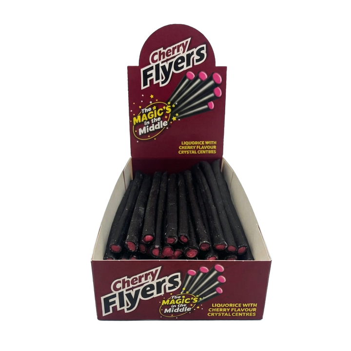 Stockleys Cherry Liquorice Flyers 40 Piece Box 697g Pick & Mix Sweets