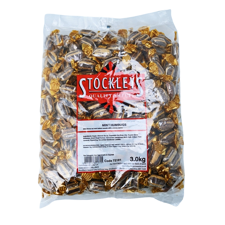 Stockleys Mint Humbug 3kg Pick & Mix Bulk Sweets