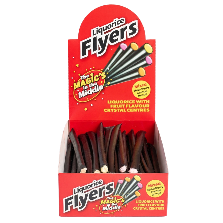 Stockleys Red Liquorice Flyers 40 Piece Box 697g Pick & Mix Sweets