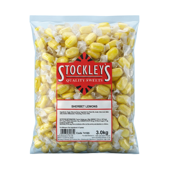 Stockleys Sherbet Lemon 3kg Pick & Mix Bulk Sweets