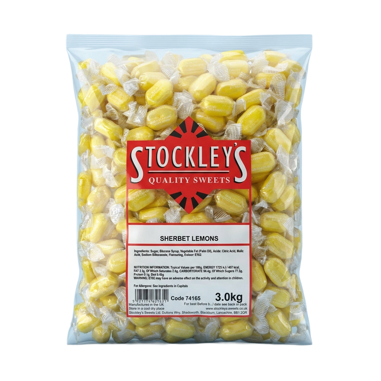 Stockleys Sherbet Lemon 3kg Pick & Mix Bulk Sweets