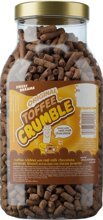 Sweet Dreams Toffee Crumble Jar 2.7kg Pick & Mix Bulk Sweets