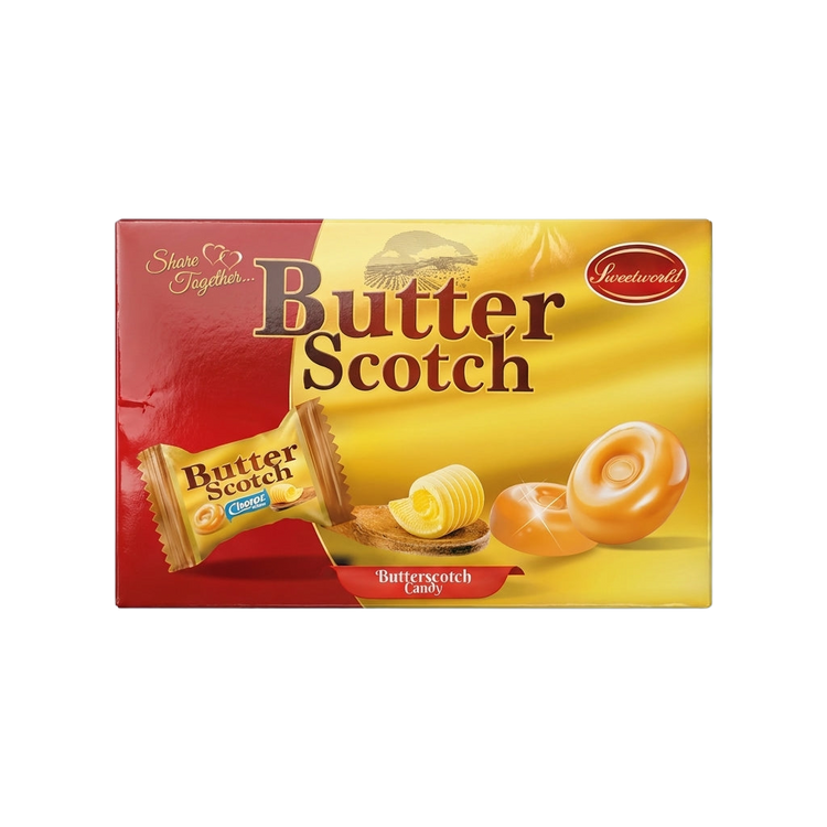 Sweetworld Butter Scotch Hard Boiled Candy 200g