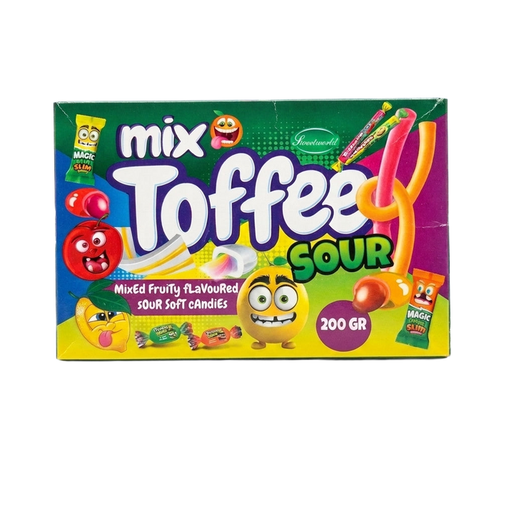 Sweetworld Mix of Toffee Sour Chews 200g