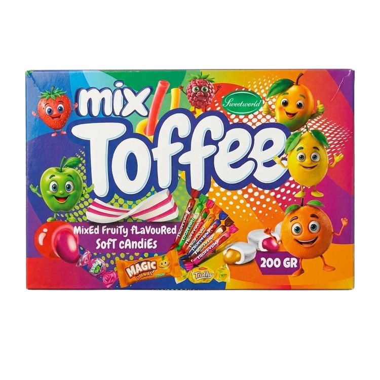 Sweetworld Mix Toffee Chews 200g