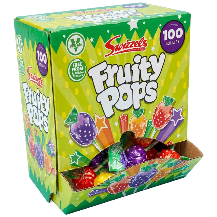Swizzels Fruity Pops Box 100x8g Pick & Mix Bulk Sweets
