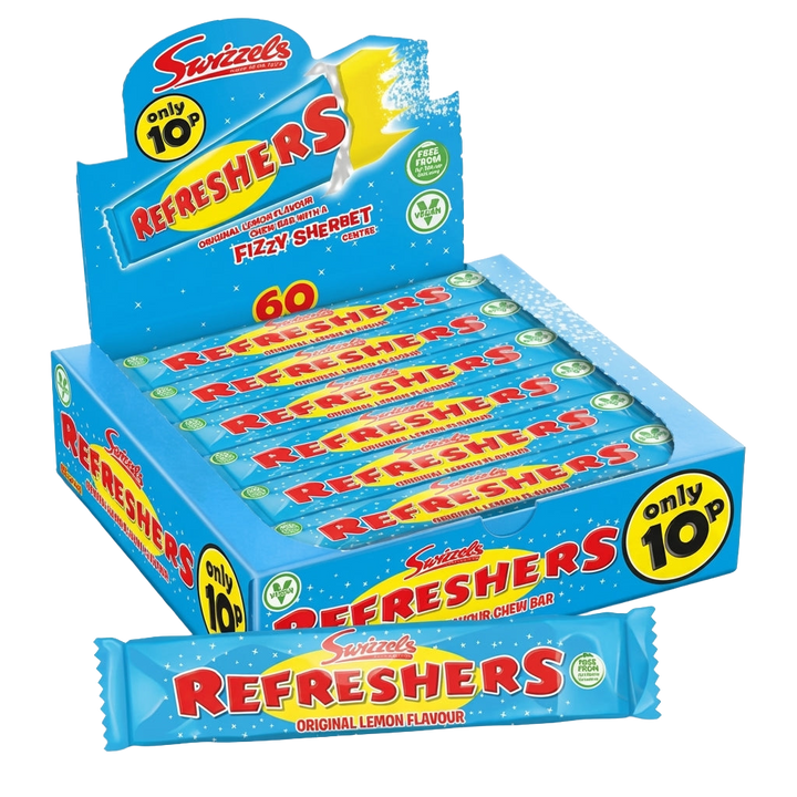 Swizzels Lemon Chew Bar 60x18g Pick & Mix Bulk Sweets