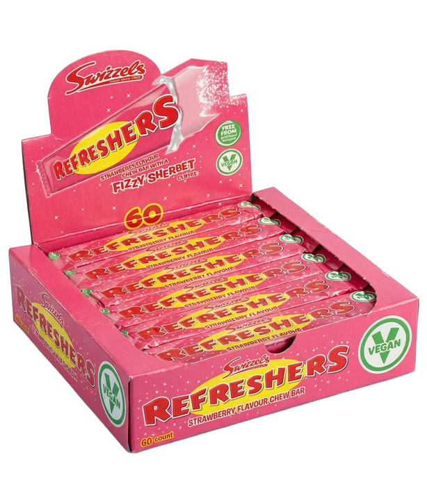 Swizzels Strawberry Chew Bar 60x18g Pick & Mix Bulk Sweets