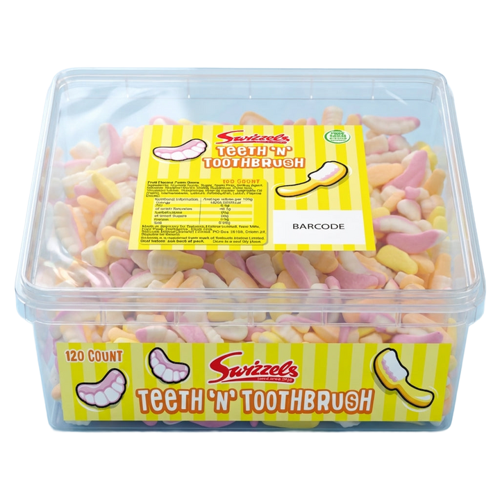 Swizzels Teeth and Toothbrush 576g Pick & Mix Bulk Sweets