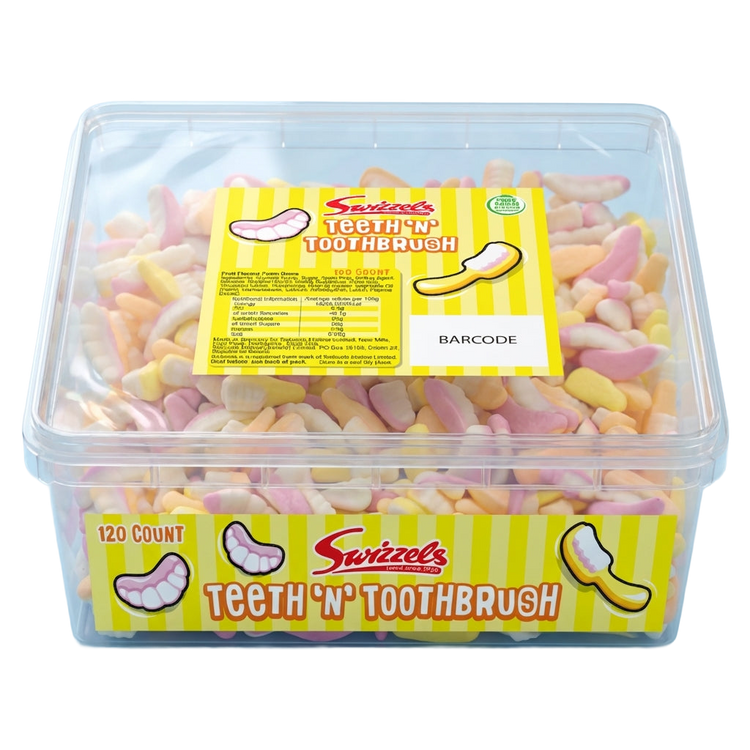 Swizzels Teeth and Toothbrush 576g Pick & Mix Bulk Sweets
