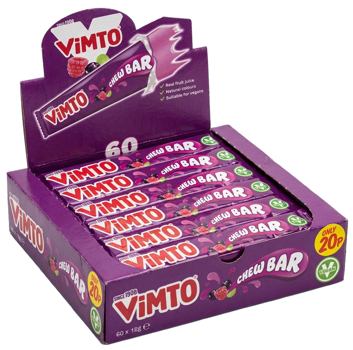 Swizzels Vimto Chew Bar 60x18g Pick & Mix Bulk Sweets