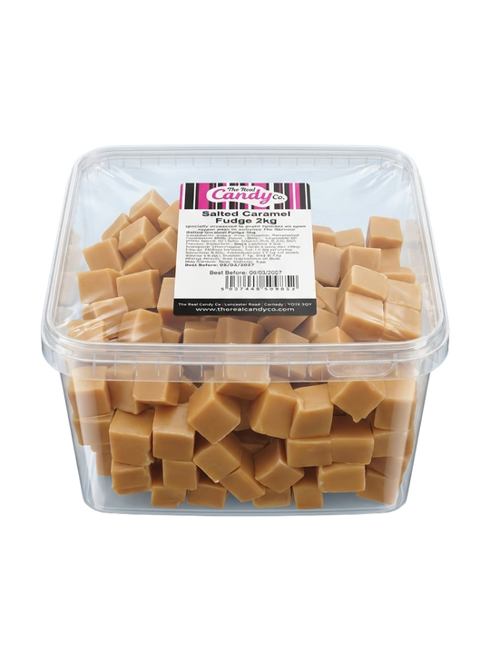 The Real Candy Co Salted Caramel Fudge Tub 2kg