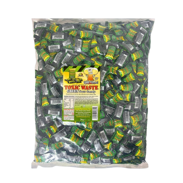 Toxic Waste Green 3kg Pick & Mix Bulk Sweets