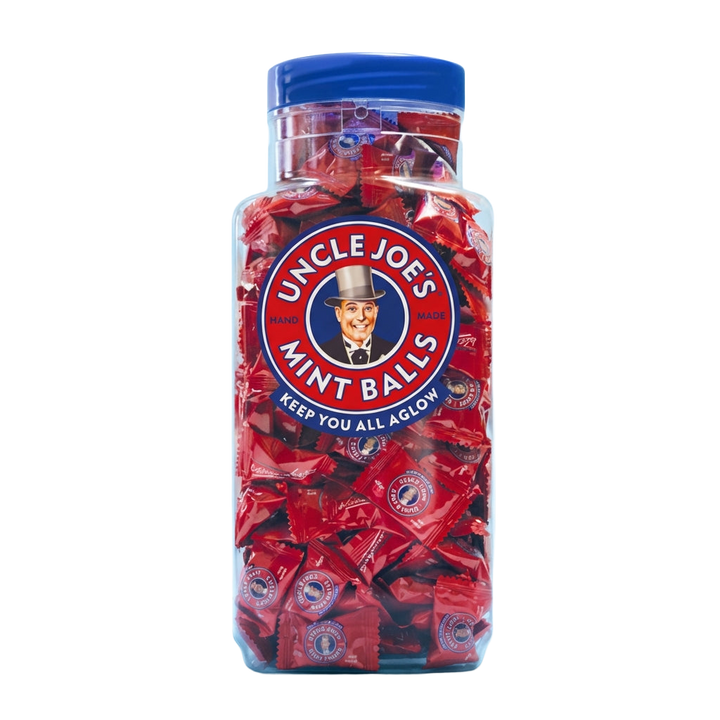 Uncle Joe's Mint Balls Jar 1.4kg Pick & Mix Bulk Sweets