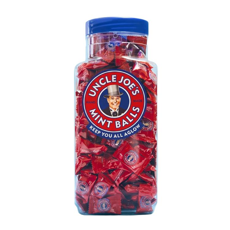 Uncle Joe's Mint Balls Jar 1.4kg Pick & Mix Bulk Sweets