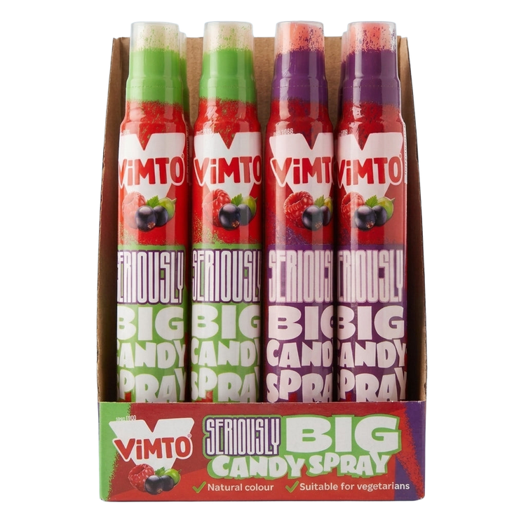 Vimto Seriously Big Candy Spray Cherry & Strawberry Flavour 1kg