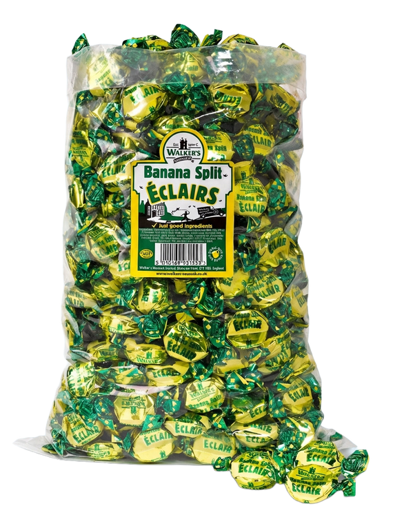 Walkers Nonsuch Banana Eclair Toffee 2.5kg Pick & Mix Bulk Sweets