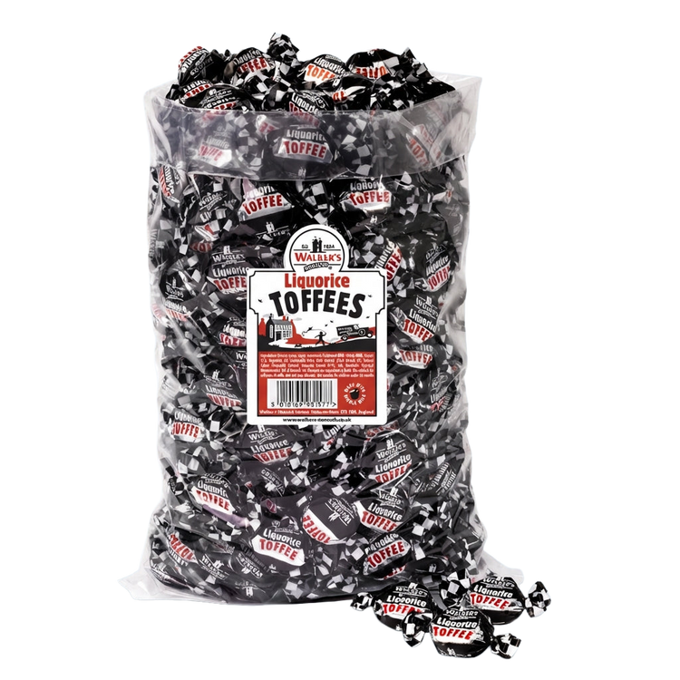 Walkers Nonsuch Liquorice Toffee 2.5kg Pick & Mix Bulk Sweets
