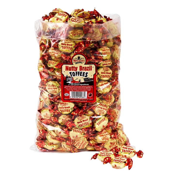 Walkers Nonsuch Nutty Brazil Toffee 2.5kg Pick & Mix Bulk Sweets