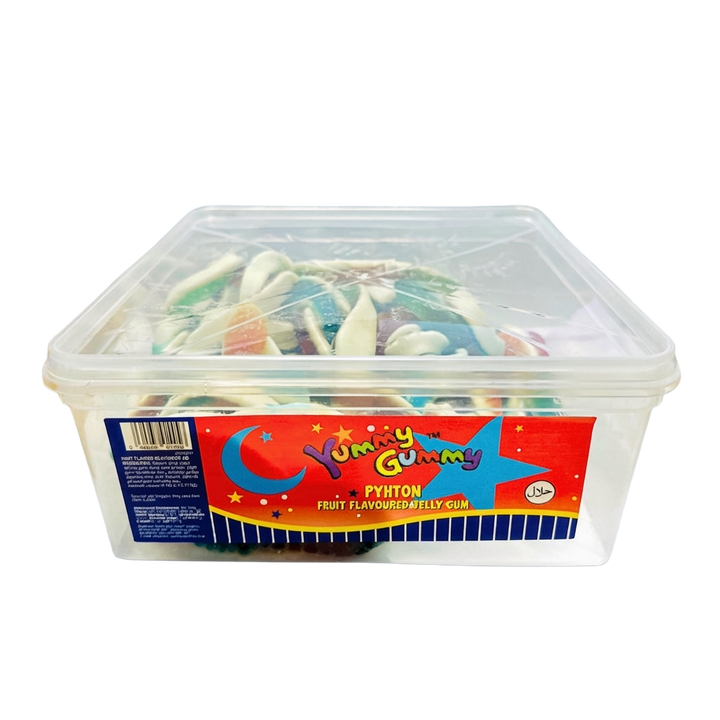 Yummy Gummy Pythons Tub 1kg Pick & Mix Bulk Sweets