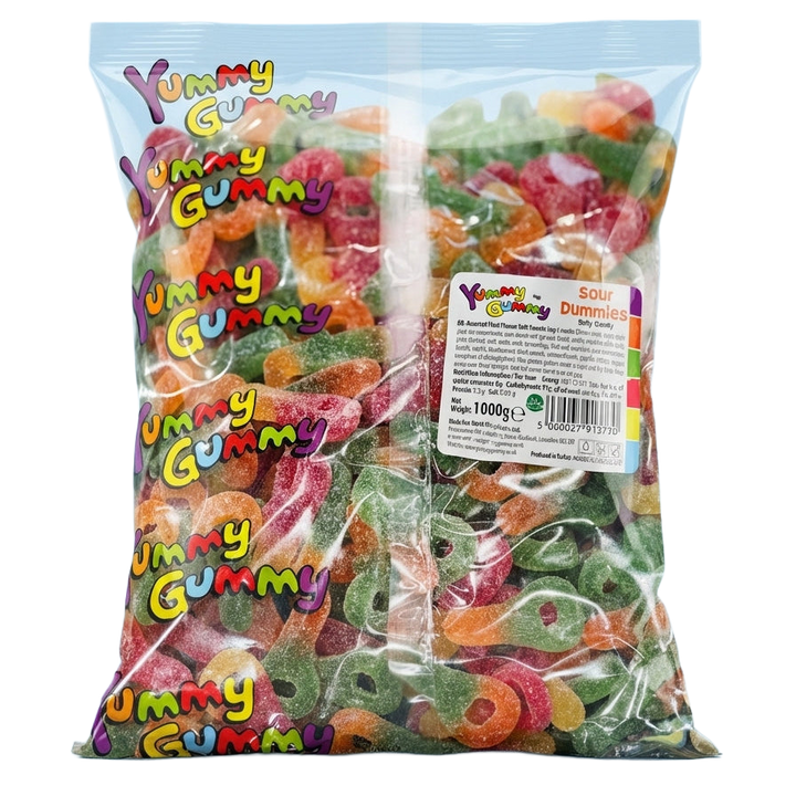 Yummy Gummy Sour Dummies 1kg Pick & Mix Bulk Sweets