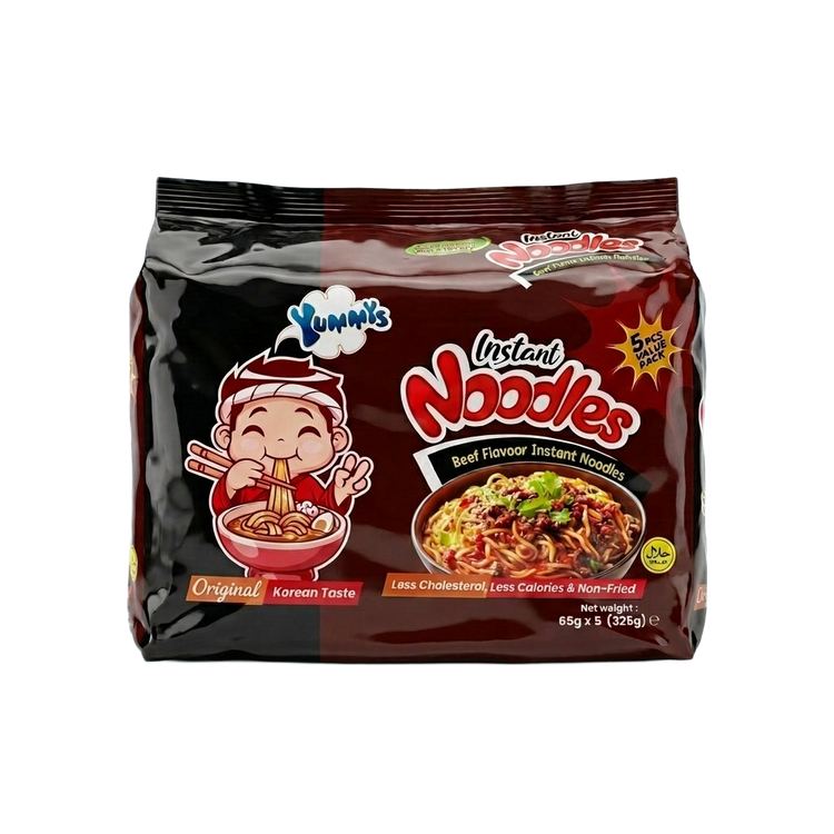 Yummys Instant Noodles Beef Flavour 325g Pick & Mix Bulk Sweets