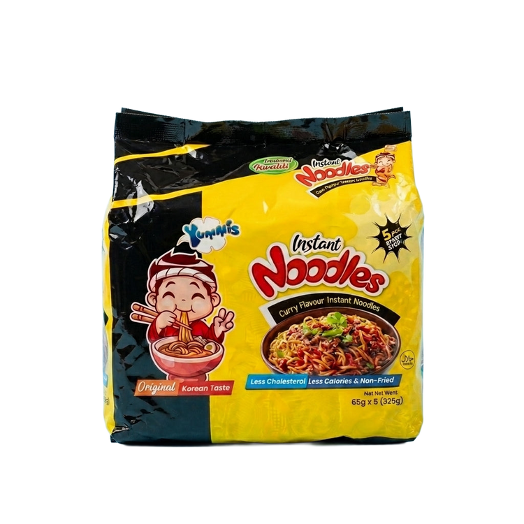 Yummys Instant Noodles Curry Flavour 325g Pick & Mix Bulk Sweets