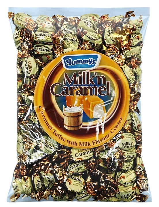 Yummys Milk N Caramel Toffees 1kg