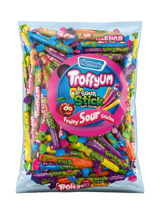 Yummys Troffyum Sour Stick 1kg Pick & Mix Bulk Sweets